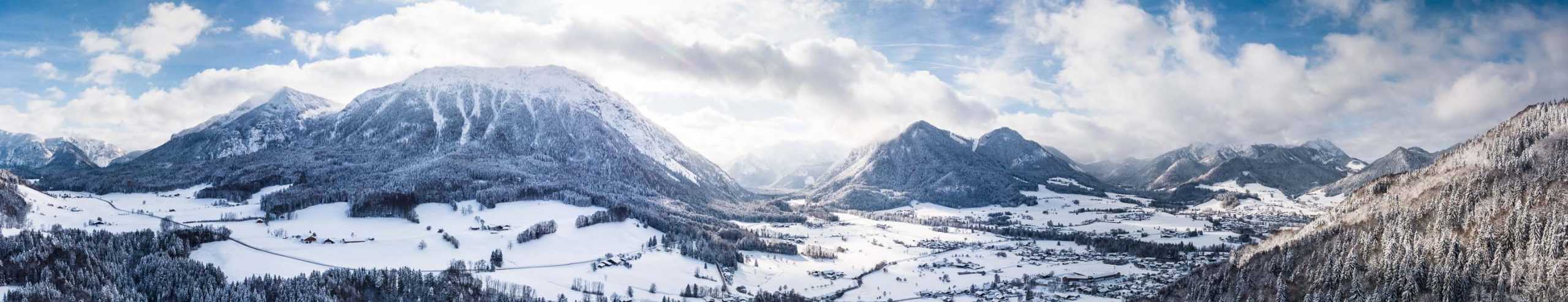 Ruhpolding im Winter, Bayerische Alpen